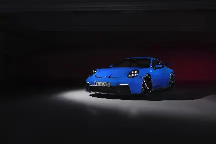 تصویر خودروی پورشه 911 GT3 2021 با کیفیت 4K برای علاقه مندان به خودرو