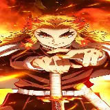 تصویر انیمه Demon Slayer The Movie Mugen مخصوص چاپ قاب هوآوی با کیفیت Full HD