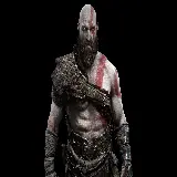 والپیپر کرتوس از بازی god of war با ریش و تاتو و کیفیت فول اچ دی