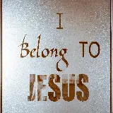 عکس پنجره تاریک با علامت Jesus Saves با کیفیت HD