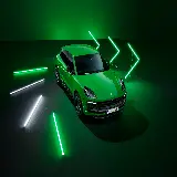 چاپ قاب موبایل و گوشی عکس Porsche Macan GTS با طراحی اسپورت و پس زمینه تاریک