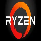 چاپ قاب موبایل و گوشی والپیپر پردازنده AMD Ryzen با تم تاریک در کیفیت 4K