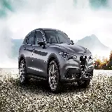 والپیپر ماشین آلفارومئو استلویو SUV مدل 2017