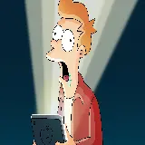 تصویر Phillip J Fry از سریال Futurama با کیفیت 10K