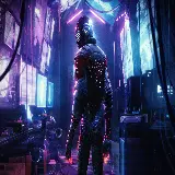چاپ قاب موبایل و گوشی والپیپر Spider-Man Miles Morales با تم Cyberpunk