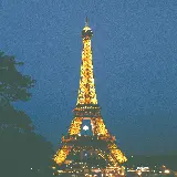 عکس شب آبی و تاریک در فرانسه با کیفیت بالا برای والپیپر