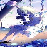 تابلو انیمه Girl با کیفیت 4K برای موبایل