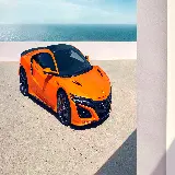 تصویر زمینه ماشین آکورا NSX 2019 با کیفیت 4K