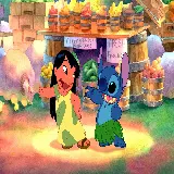چاپ قاب موبایل و گوشی عکس انیمیشن Lilo & Stitch در حال رقص با کیفیت 4K