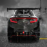 والپیپر ماشین مسابقه ای آکورا NSX GT3 Evo 2019 با کیفیت 4K