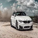چاپ قاب موبایل و گوشی عکس ماشین BMW M4 رنگ آلپاین وایت با کیفیت HD