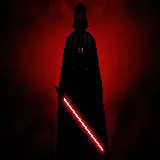 چاپ قاب موبایل و گوشی والپیپر Darth Vader با شمشیر نوری در کیفیت 4K