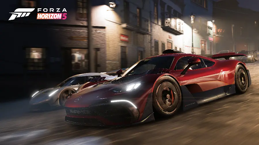 پوستر دیواری بازی Forza Horizon 5 با ماشین Mercedes AMG برای اتاق