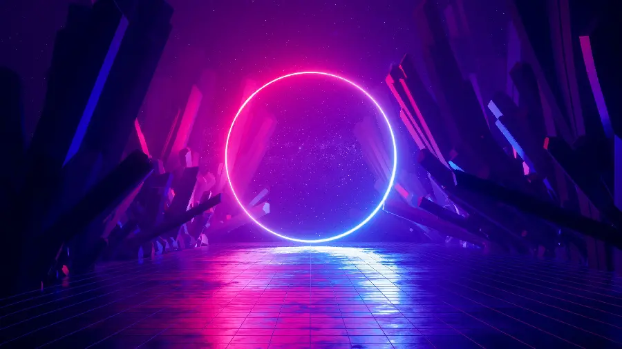 والپیپر درخشان در تاریکی با کیفیت 4k و رزولوشن 3840x2160 پیکسل