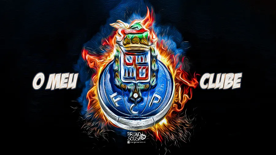 بک گراند HD FC Porto با گرافیک خیره کننده و طراحی منحصر به فرد