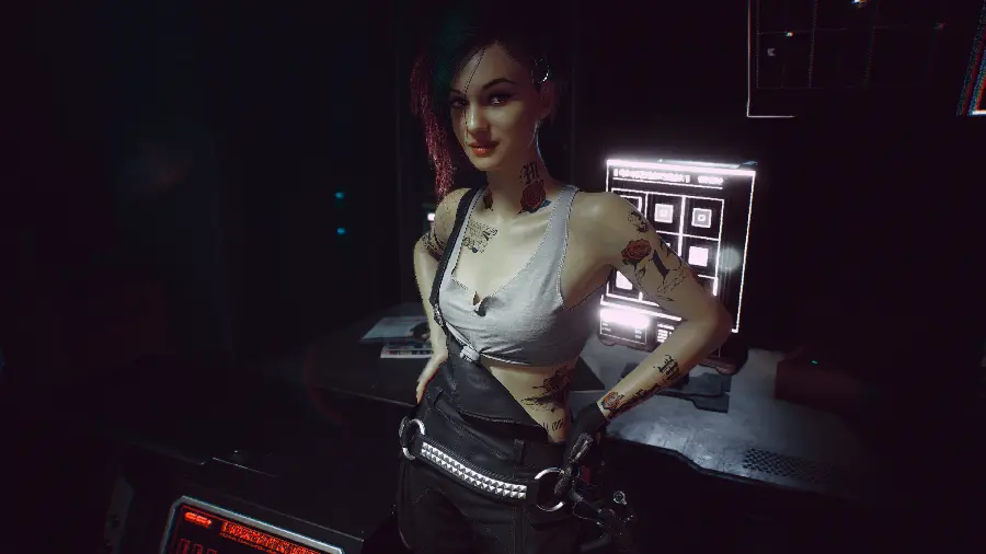 چاپ پوستر چاپ پوستر دیواری Judy Alvarez Cyberpunk 2077 با کیفیت بالا