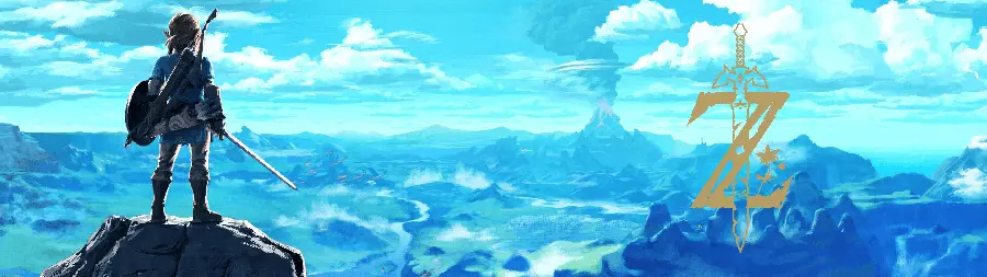 تصویر زمینه Legend of Zelda با گرافیک هنری و کیفیت Ultra HD