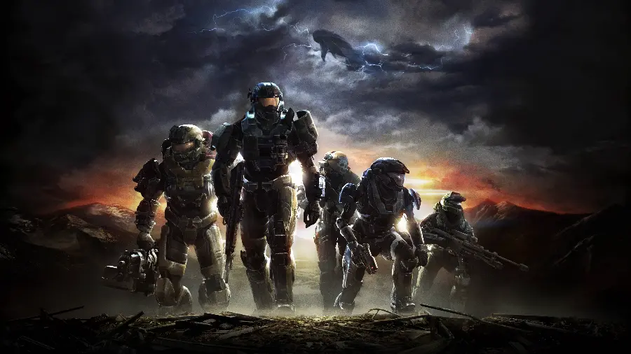 پوستر دیواری بازی Halo Reach با رزولوشن بالا برای اتاق