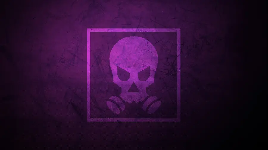 چاپ پوستر خرید تابلو Rainbow Six Siege با طرح مینیمال Skull
