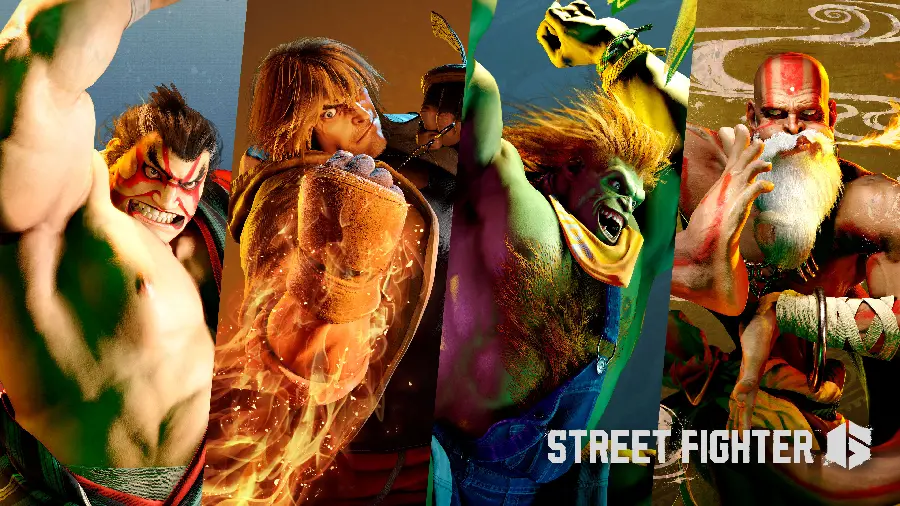 پوستر دیواری بازی Street Fighter 6 با کیفیت بالا
