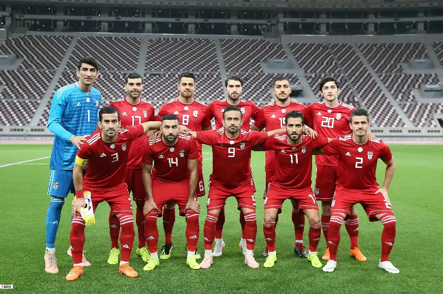 بک گراند تیم فوتبال با کیفیت بالا برای فوتبال دوستان