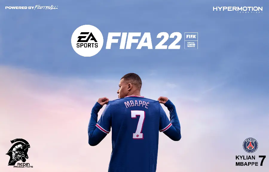تابلو گیمینگ FIFA 22 با چاپ با کیفیت بالا برای اتاق