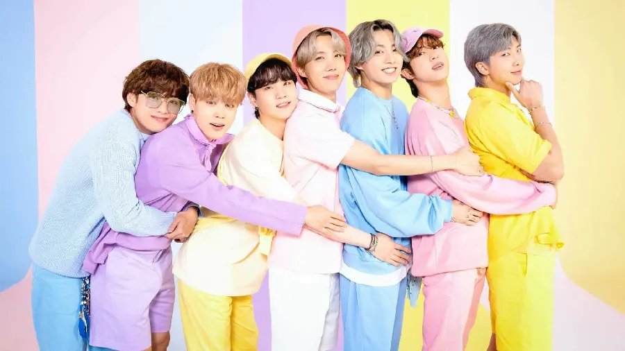 والپیپر گروه BTS با کیفیت فول اچ دی برای دانلود رایگان و استفاده