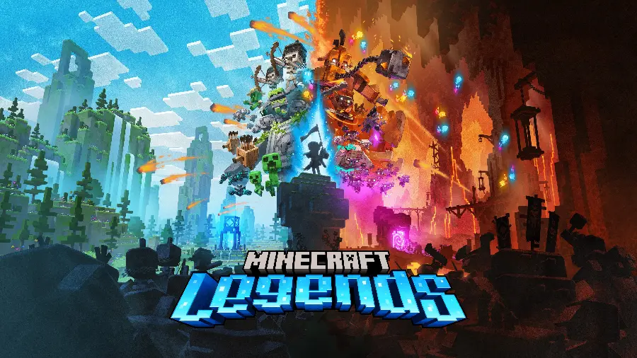 چاپ پوستر پوستر دیواری بازی Minecraft Legends با کیفیت بالا