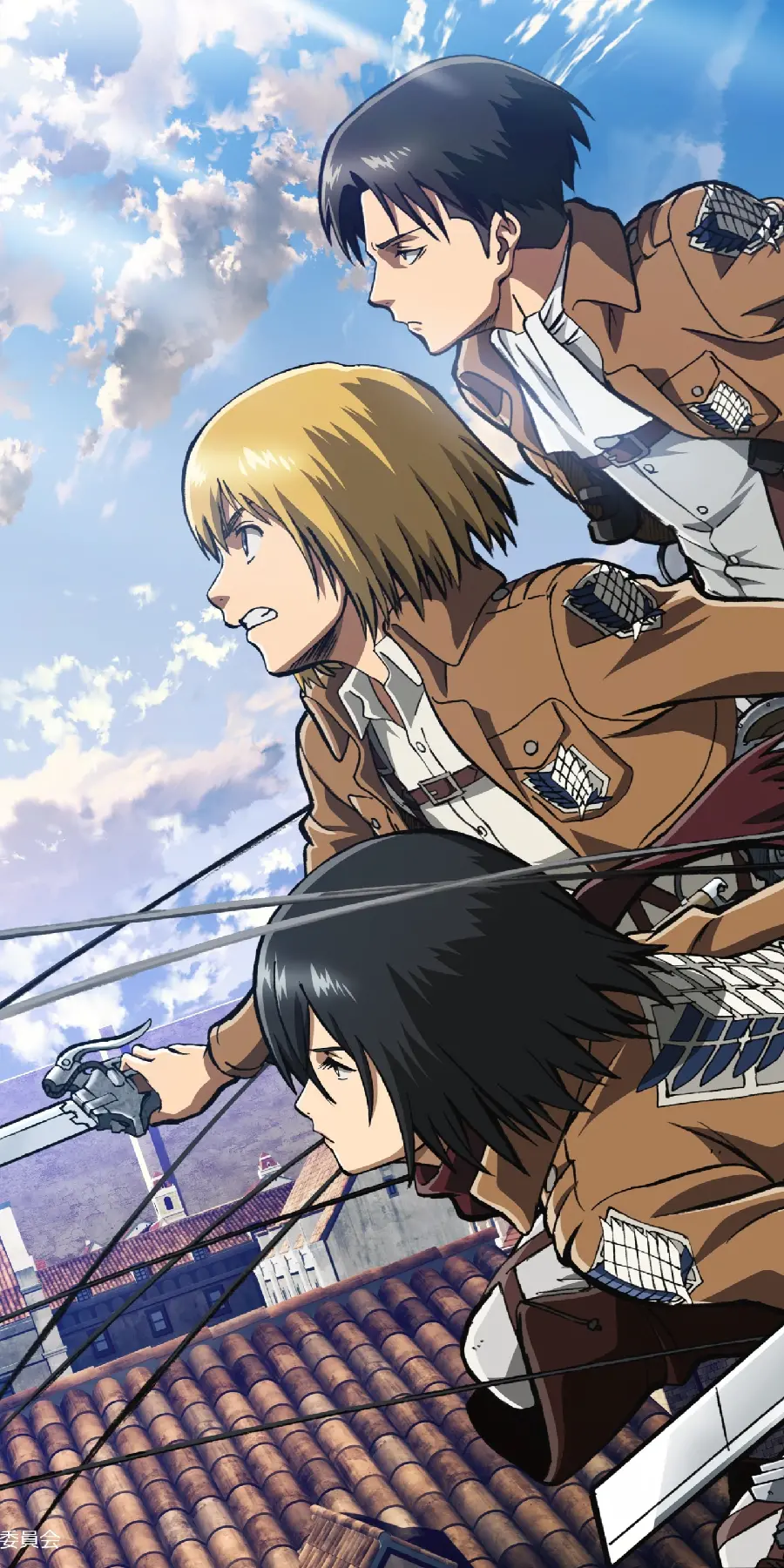 تابلو شاسی Attack on Titan برای اتاق با کیفیت بالا