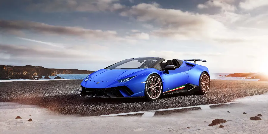 چاپ پوستر چاپ تابلو شاسی لامبورگینی هوراکان پرفورمانته اسپایدر