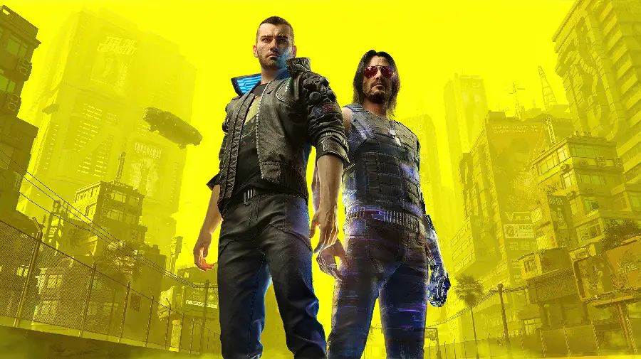 تابلو گیمینگ Cyberpunk 2077 با چاپ با کیفیت بالا برای اتاق