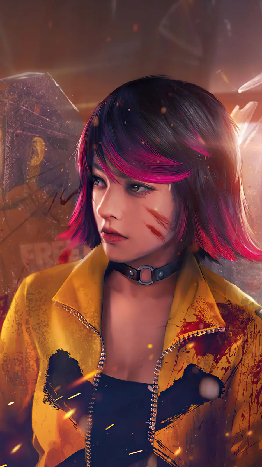 چاپ پوستر چاپ تابلو شاسی فری فایر طرح اسکین جدید با بهترین قیمت