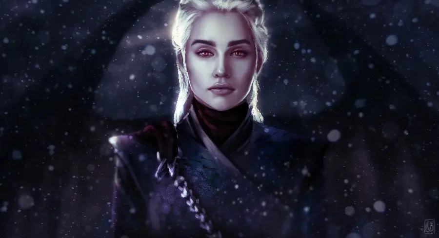 سفارش تابلو شاسی Daenerys از Game of Thrones با چاپ 5K