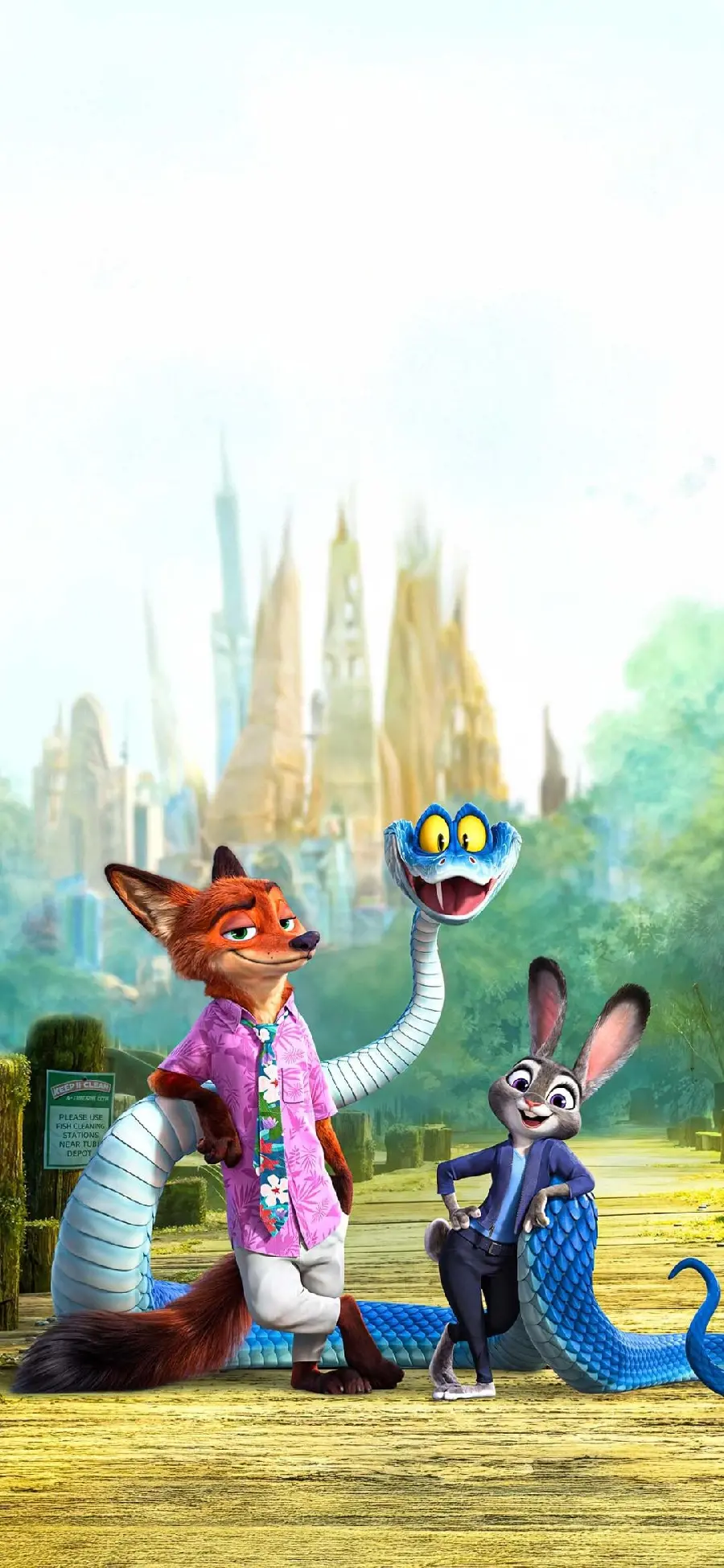 تصویر زمینه موبایل زوتوپیا ۲ با کیفیت فول اچ دی برای اندروید