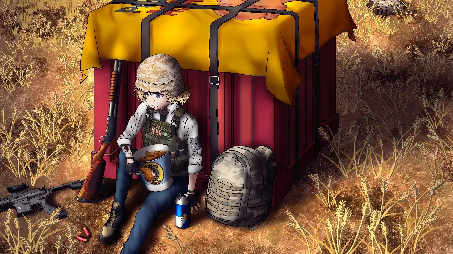 چاپ پوستر سفارش تخته شاسی PUBG با طرح انیمه برای منزل