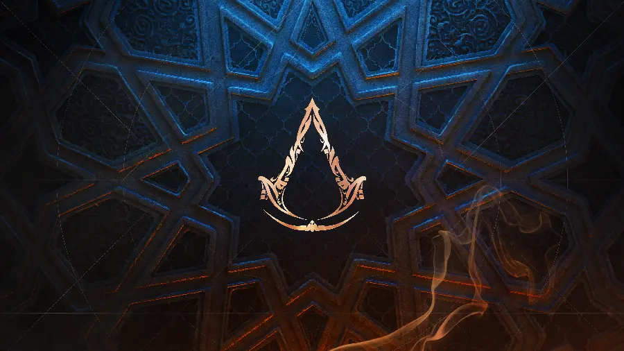 تابلو متال بازی assassins creed mirage برای دکوراسیون اتاق گیمرها