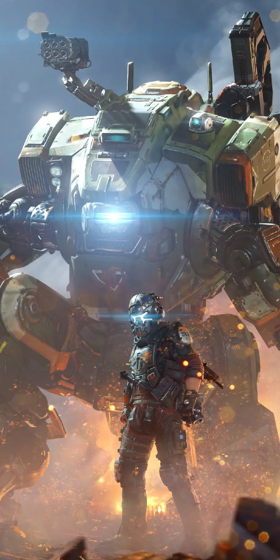 تابلو بازی titanfall 2 برای اتاق گیمینگ با کیفیت بالا