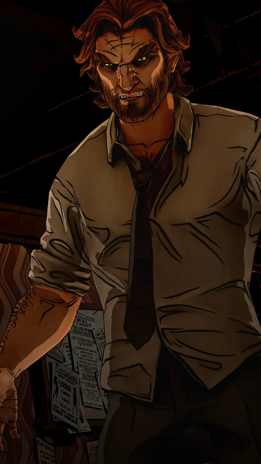 تابلو دیواری گیمینگ The Wolf Among Us