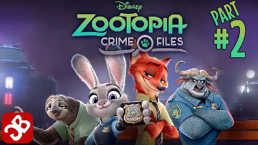 بک گراند کارتونی زوتوپیا ۲ با کیفیت اچ دی برای طراحی گرافیک