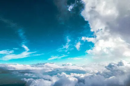 تابلو دکوراتیو آسمان آبی برای اتاق خواب