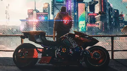 تابلو شاسی بازی cyberpunk 2077 با طرح شخصیت v برای اتاق گیمرها