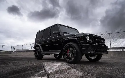 خرید تابلو مرسدس بنز G63 برابوس مشکی با قیمت مناسب
