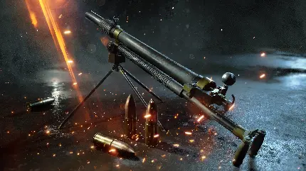 خرید تابلو قابدار بازی Battlefield 1 با طرح گلوله
