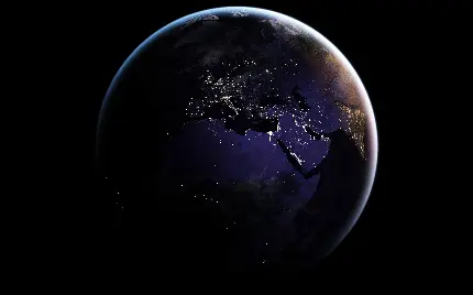 خرید تابلو جهان دیجیتال با طرح کیهانی برای پذیرایی