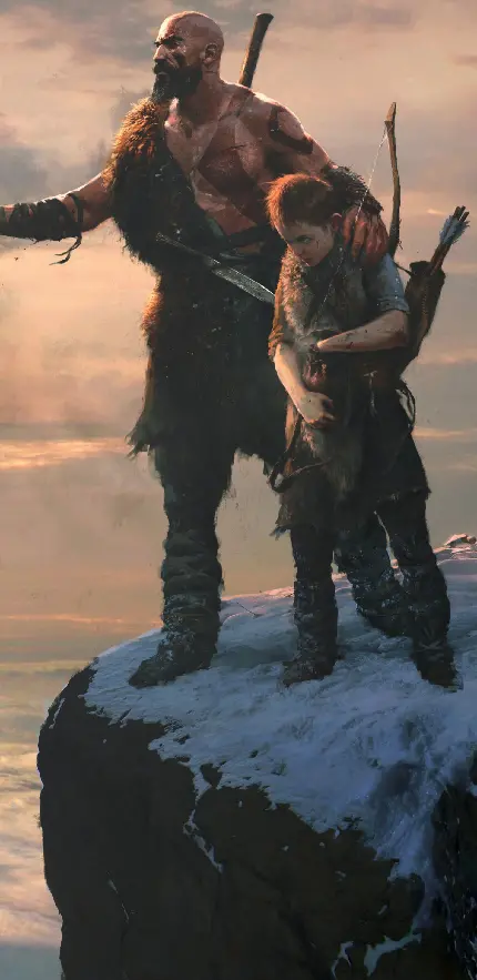 تابلو شاسی بازی God of War با کیفیت بالا