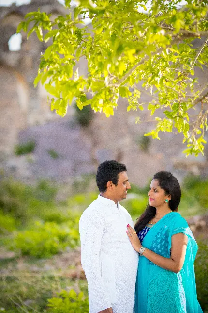 سفارش تابلو عکس زوج هندی عروس و داماد شیک