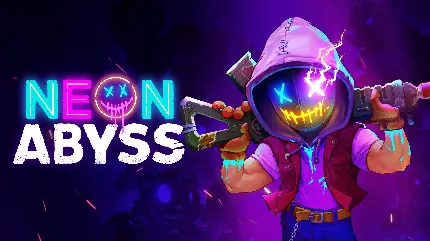 پوستر سه بعدی بازی neon abyss برای اتاق با قیمت مناسب