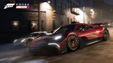 پوستر دیواری بازی Forza Horizon 5 با ماشین Mercedes AMG برای اتاق