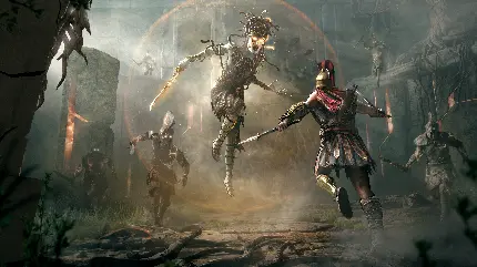 سفارش پوستر دیواری بازی Assassin's Creed Odyssey برای پذیرایی