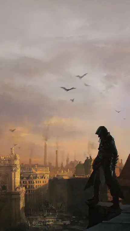 قاب عکس شاسی با طرح بازی assassins creed syndicate برای اتاق گیمینگ